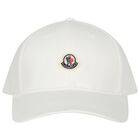 White Cotton Logo Cap, 1, hi-res