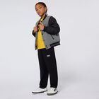Boys Black Logo Trousers, 1, hi-res