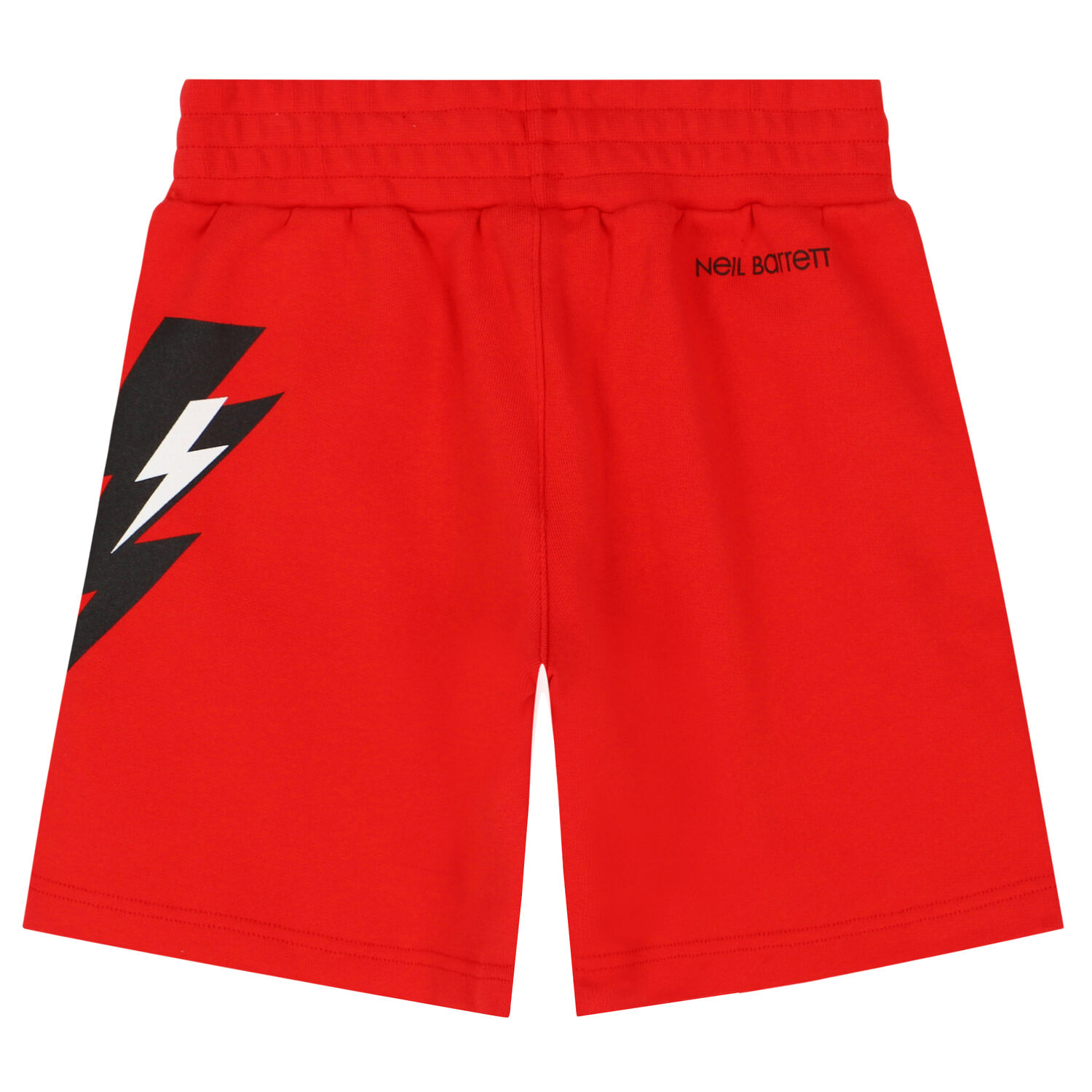 Boys Red Thunderbolt Logo Shorts, 1, hi-res image number null