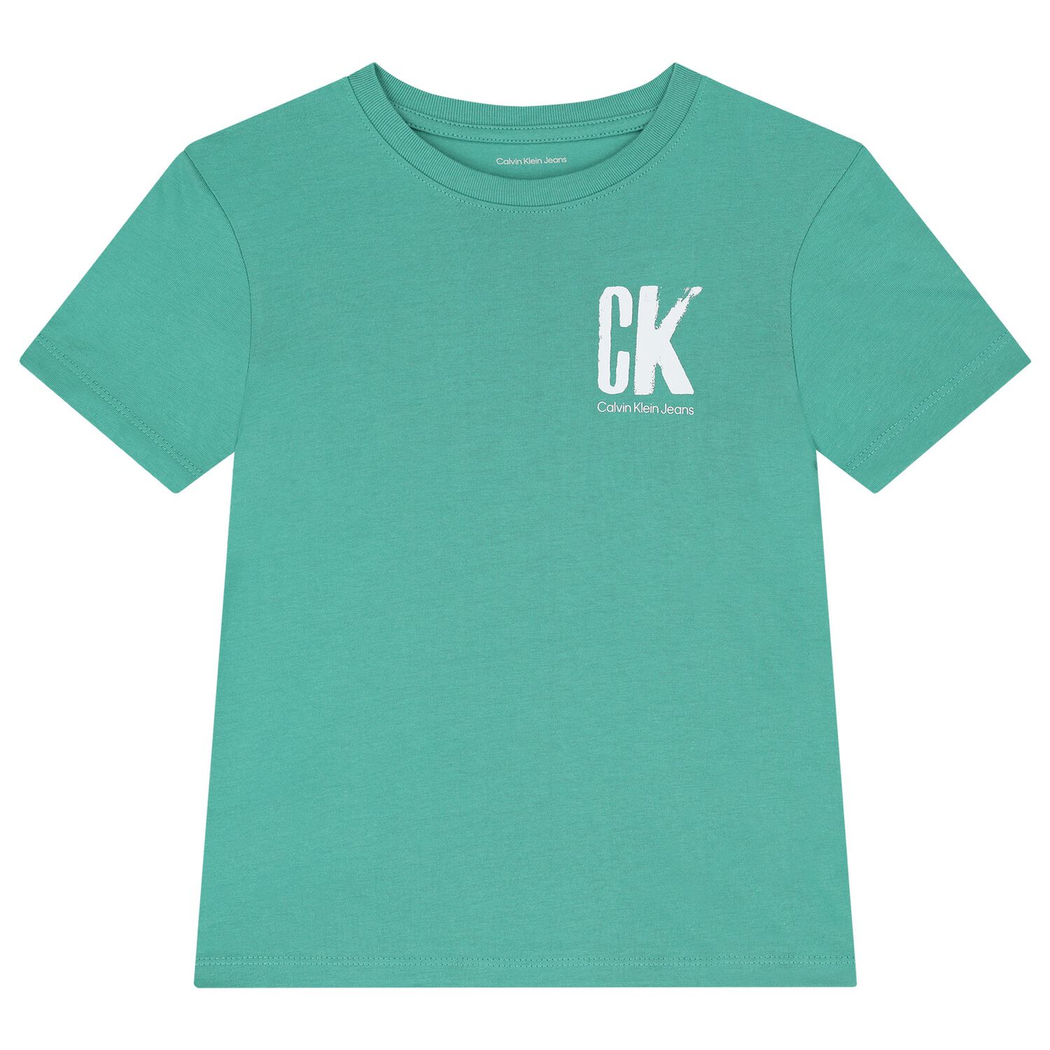 Boys Green Logo T-Shirt, 1, hi-res