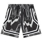 Boys Black & White Logo Dri-FIT Shorts, 1, hi-res