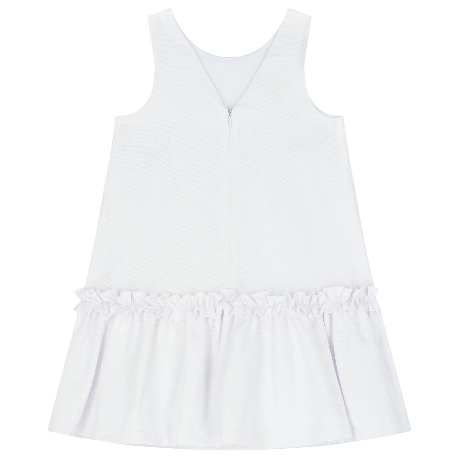 فستان بطبعة باللون الأبيض, 1, hi-res image number null