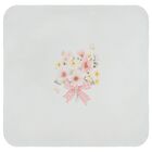 Baby Girls White & Pink Floral Blanket Set , 1, hi-res