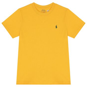Boys Yellow Logo T-Shirt