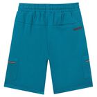Boys Blue Shorts, 3, hi-res