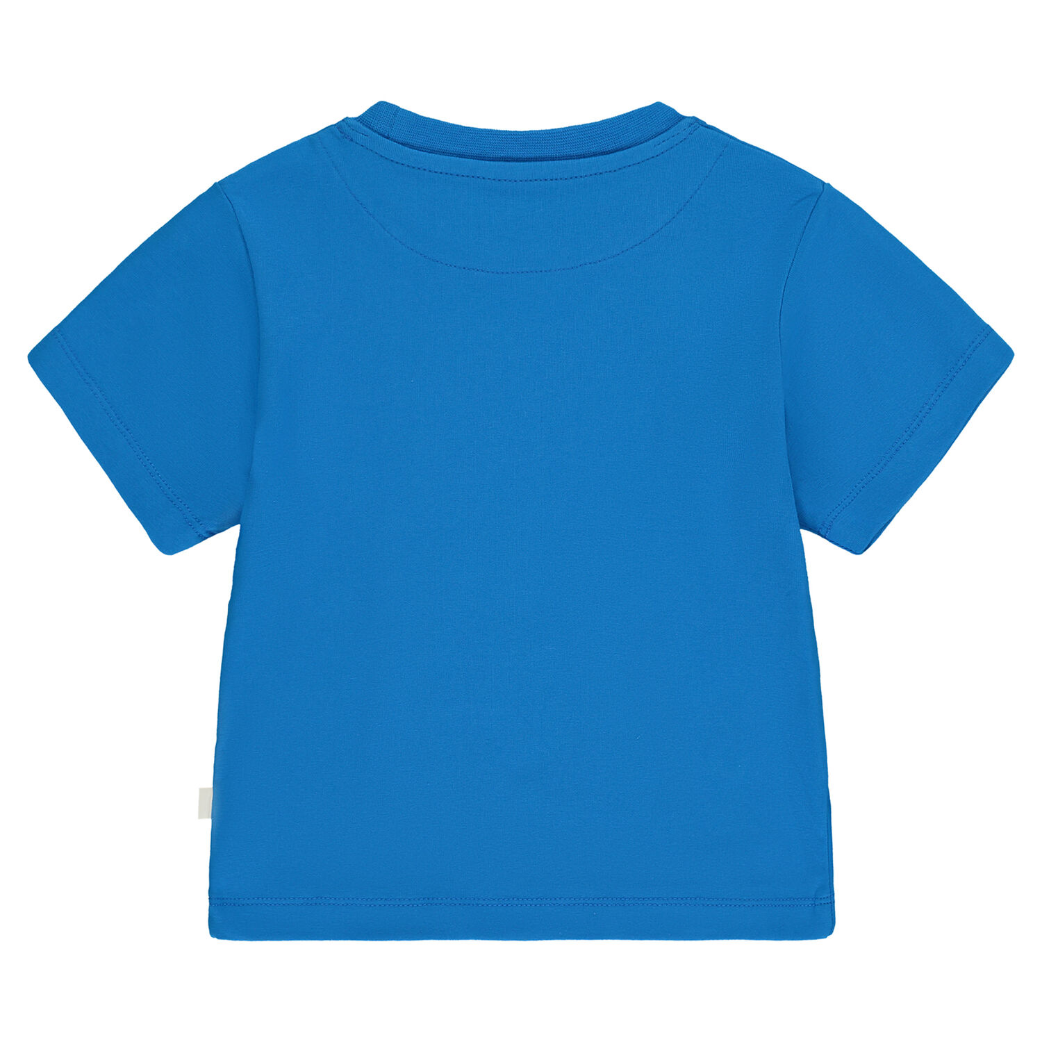 Boys Blue & Navy Logo Short Set, 1, hi-res