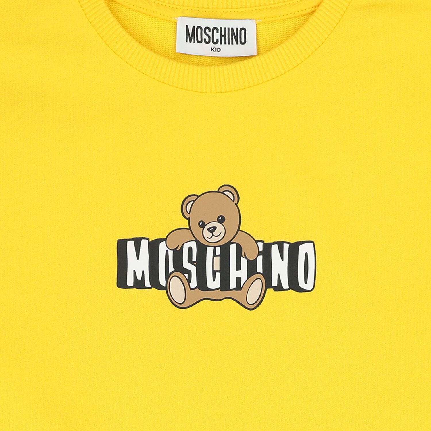 فستان بنات بالشعار تيدى بير باللون الاصفر , 6, hi-res