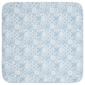 Baby Boys Blue & White Blanket