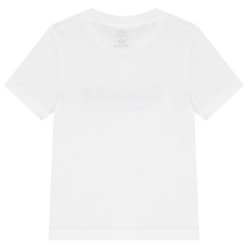 Boys White Logo T-Shirt