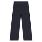 بدلة رياضية من 3 قطع للبنات الصغار باللون العاجي والأزرق الداكن, 1, hi-res