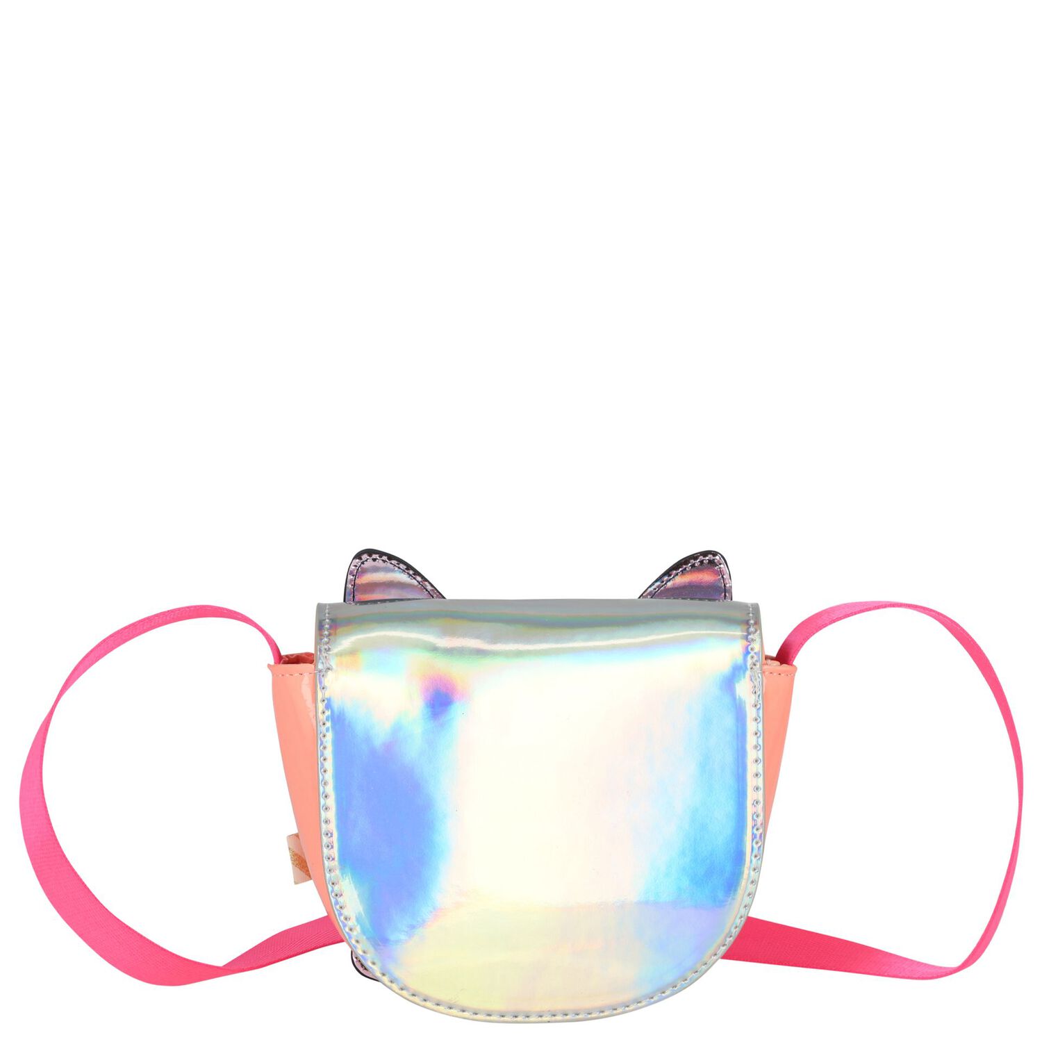 Girls Pink & Orange Cat Bag , 1, hi-res