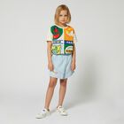 تيشيرت بشعار الفواكه باللون البيج, 1, hi-res