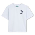 Girls Blue Dragon Fly Logo T-Shirt, 1, hi-res