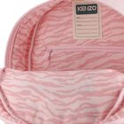 Girls Pink Tiger Logo Backpack ( 28cm ), 1, hi-res