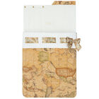 Beige Geo Map Baby Nest, 1, hi-res