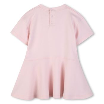 Younger Girls Pink Logo Dress