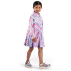 Girls Pink Fontane Dress, 1, hi-res