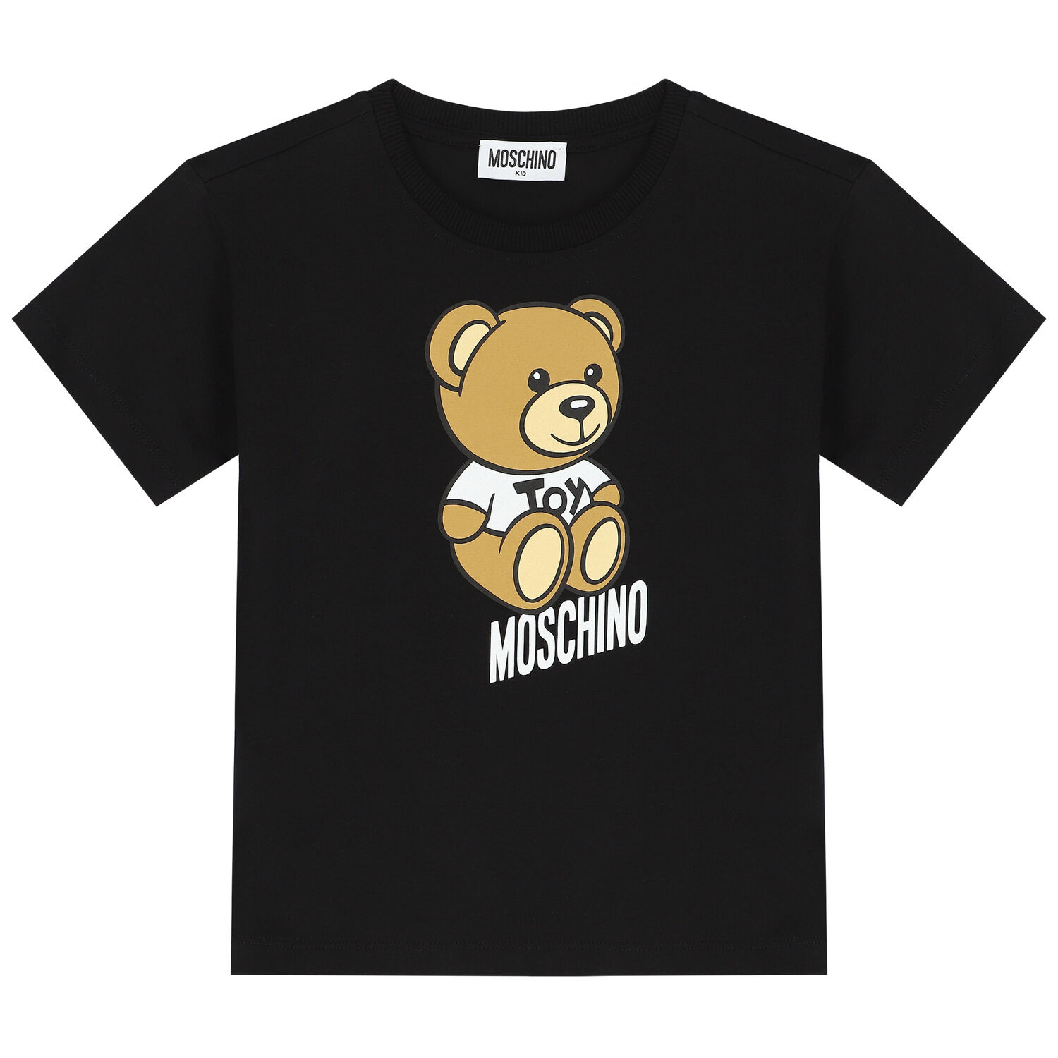 Black Teddy Bear Logo T-Shirt, 2, hi-res