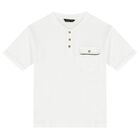 Boys White & Navy Blue Shorts Set, 2, hi-res