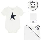 White Logo Bodysuit Gift Set, 1, hi-res
