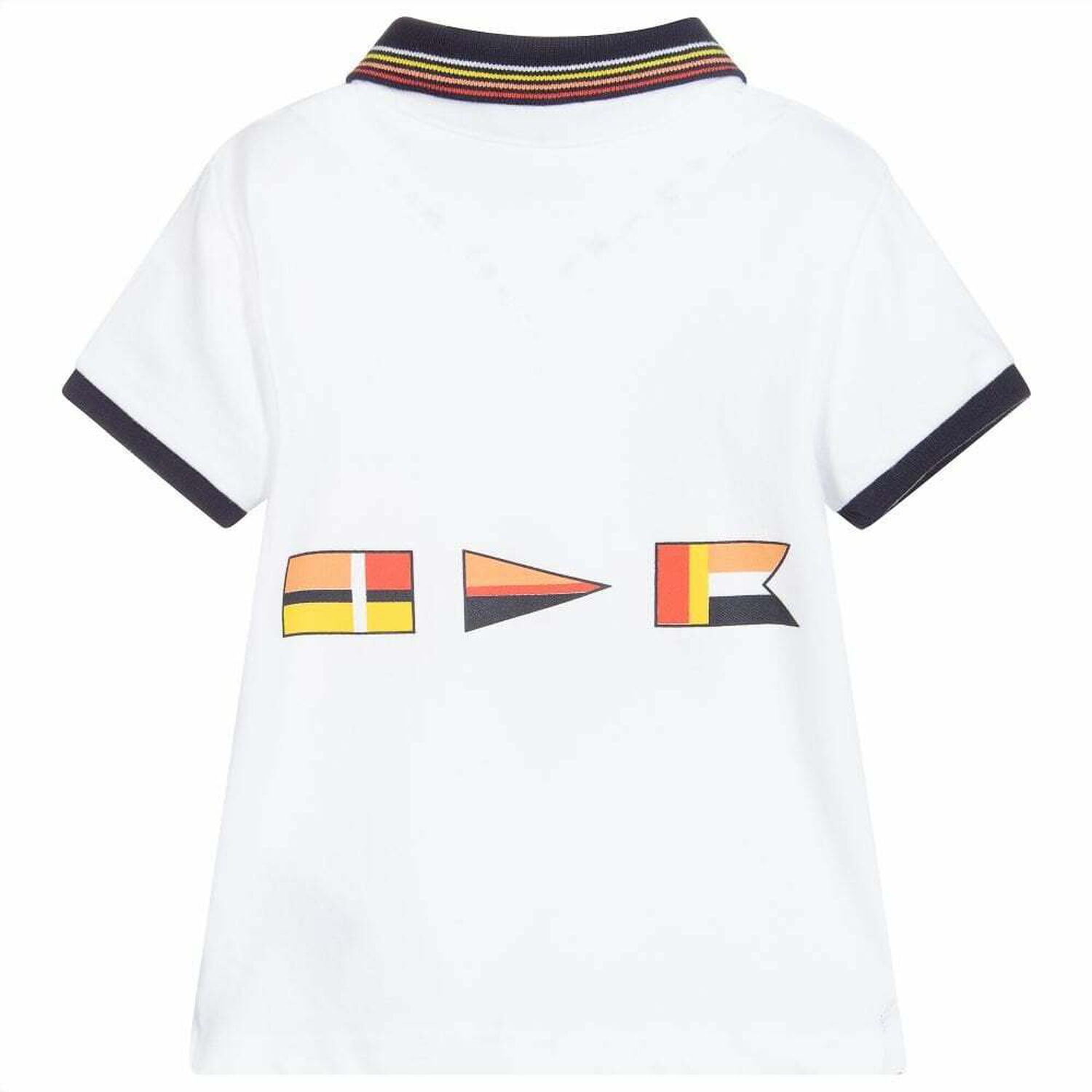 Boys White Polo Shirt, 2, hi-res