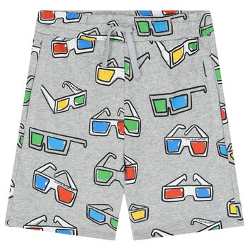 Boys Grey Eye Glasses Shorts