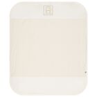 Ivory & Gold Logo Baby Blanket, 3, hi-res