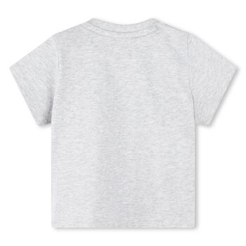 Younger Boys Grey Logo T-Shirt