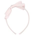Girls Pink Chiffon Headband, 2, hi-res