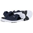 Boys Navy Blue Logo Sandals, 2, hi-res