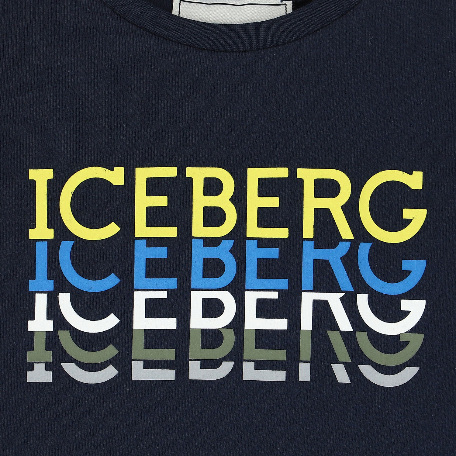 تيشيرت بالشعار باللون الكحلي للأولاد, 1, hi-res