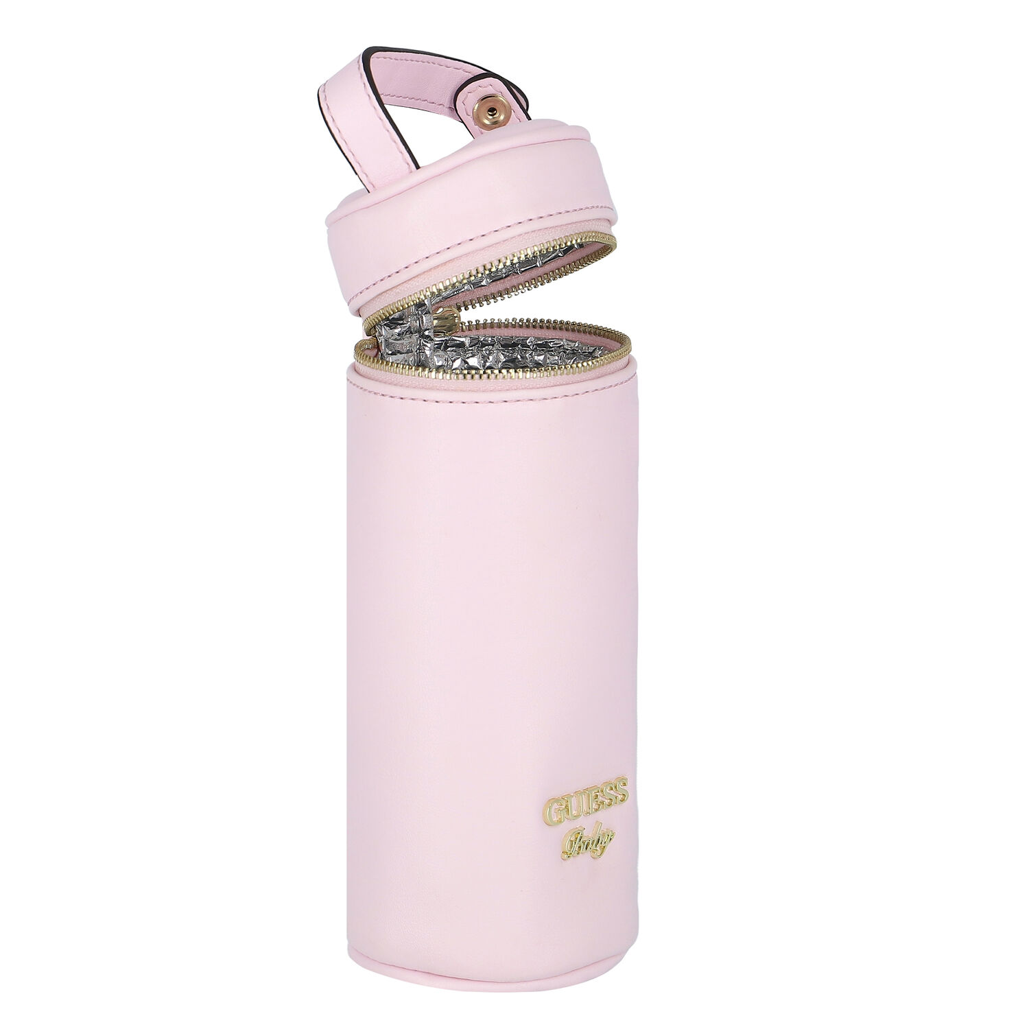 Baby Girls Pink Logo Bottle Bag, 3, hi-res