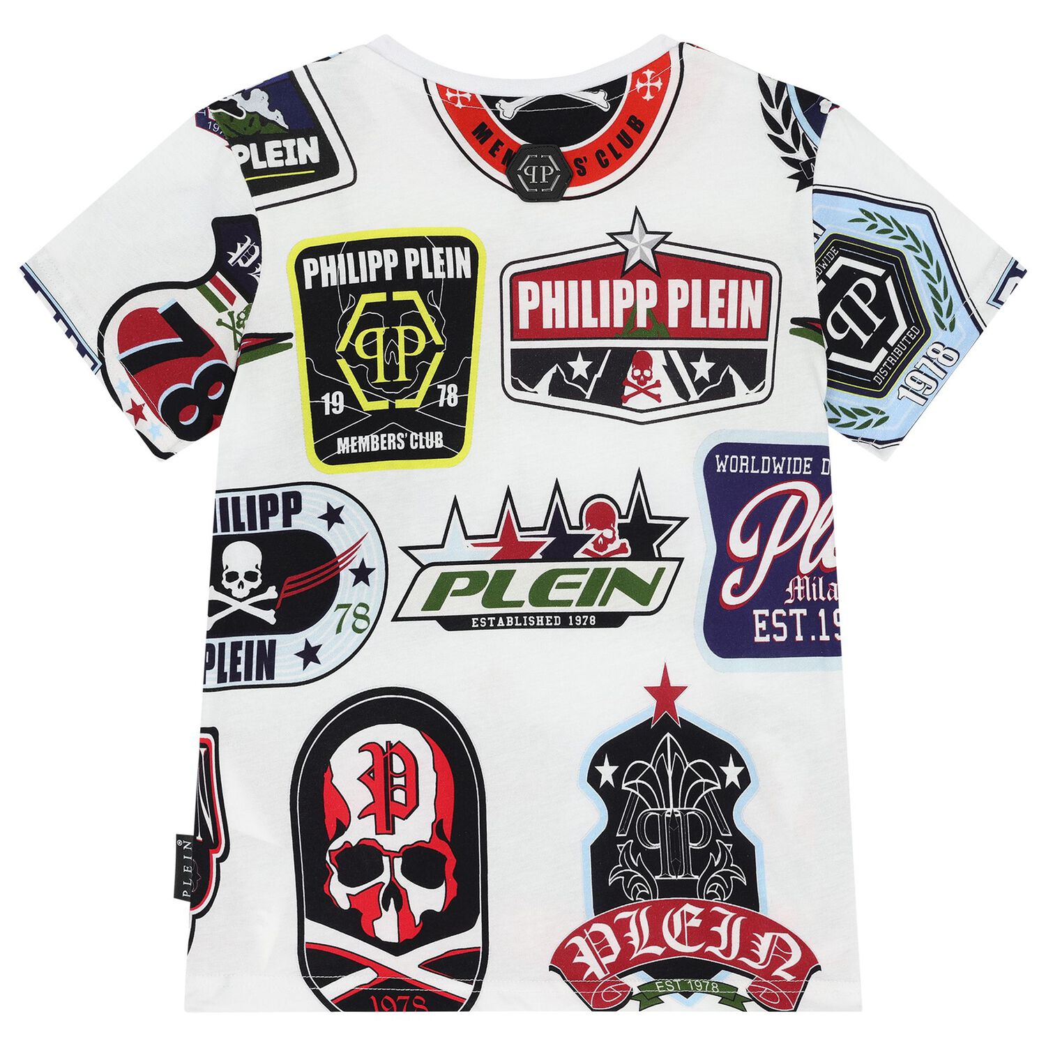 Boys White Logo T-Shirt, 1, hi-res image number null