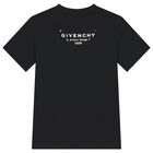 Girls Black Logo T-Shirt Dress, 1, hi-res
