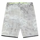 Boys Grey Geo Map Shorts, 1, hi-res