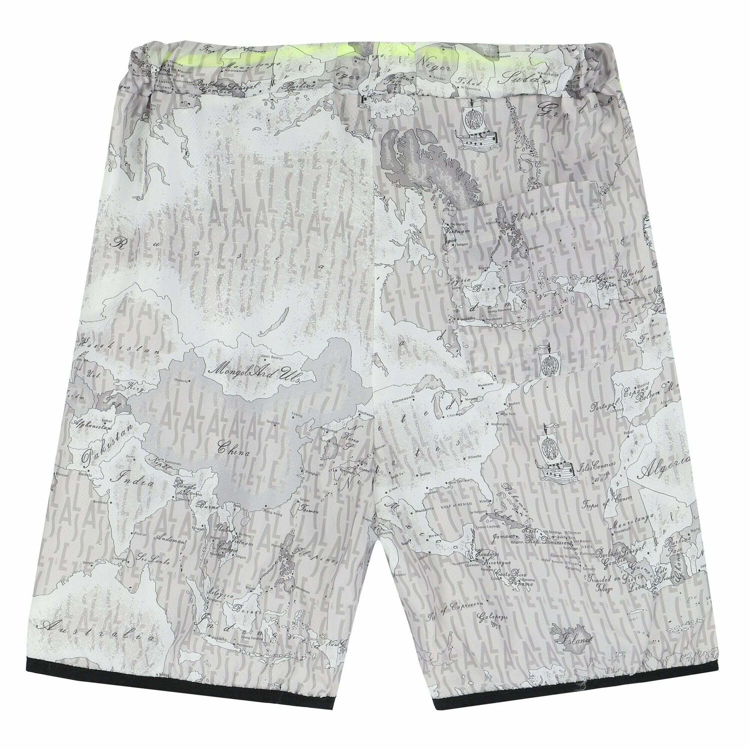 Boys Grey Geo Map Shorts, 1, hi-res image number null