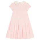 Girls Pink & White Dress, 2, hi-res