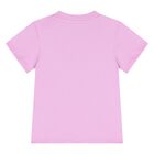 Younger Girls Pink Logo Shorts Set, 7, hi-res