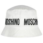 قبعه للأطفال بالشعار باللون الابيض , 1, hi-res