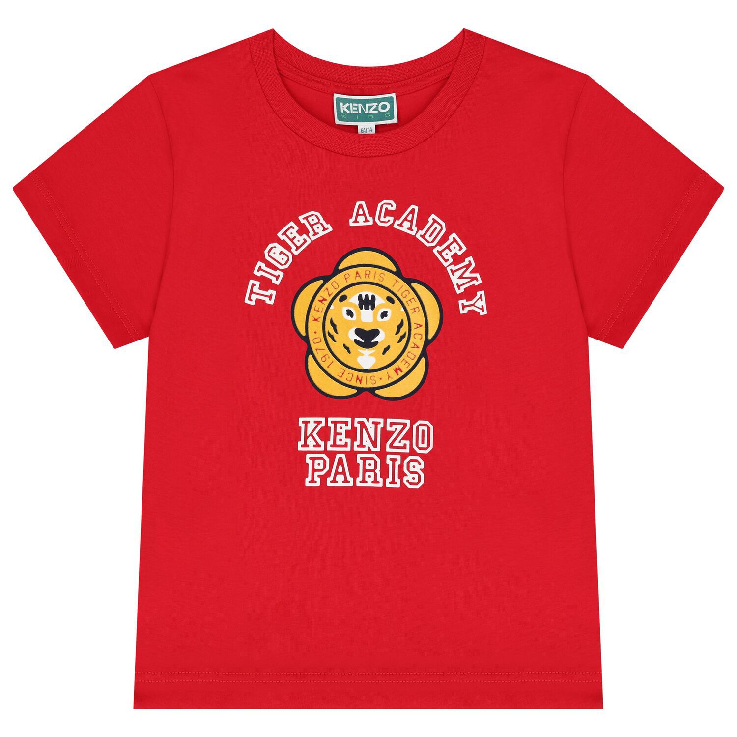 تيشيرت أولاد بالشعار باللون الأحمر, 2, hi-res