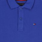 Boys Blue Logo Polo Shirt, 2, hi-res