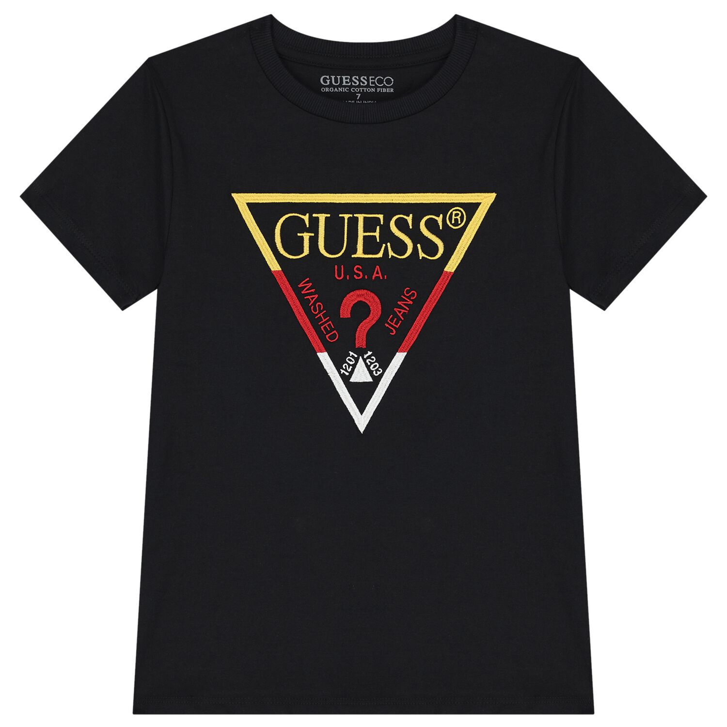 Boys Black Logo T-Shirt, 3, hi-res image number null