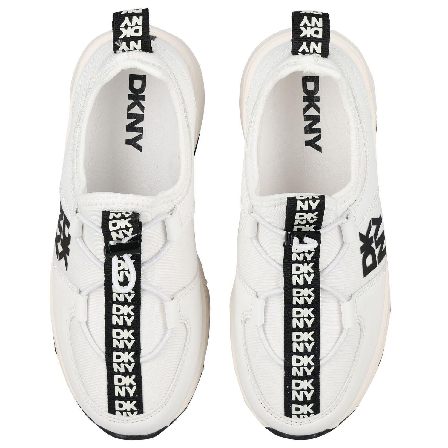 حذاء رياضى بالشعار باللون الأبيض, 1, hi-res image number null