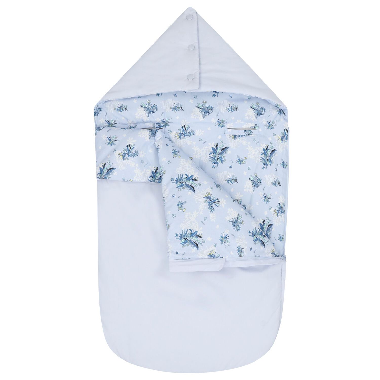 Blue Logo Reversible Baby Nest, 2, hi-res