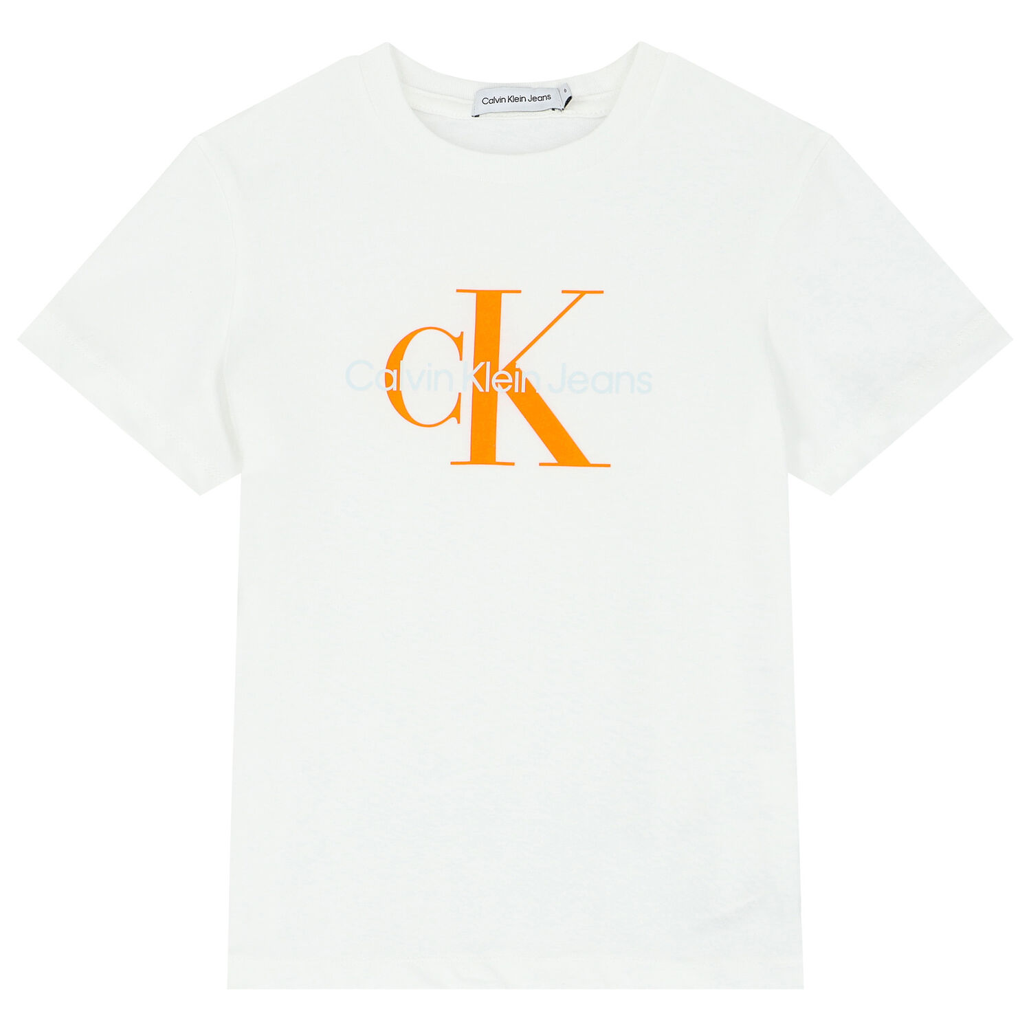 Boys White Logo T-Shirt, 9, hi-res