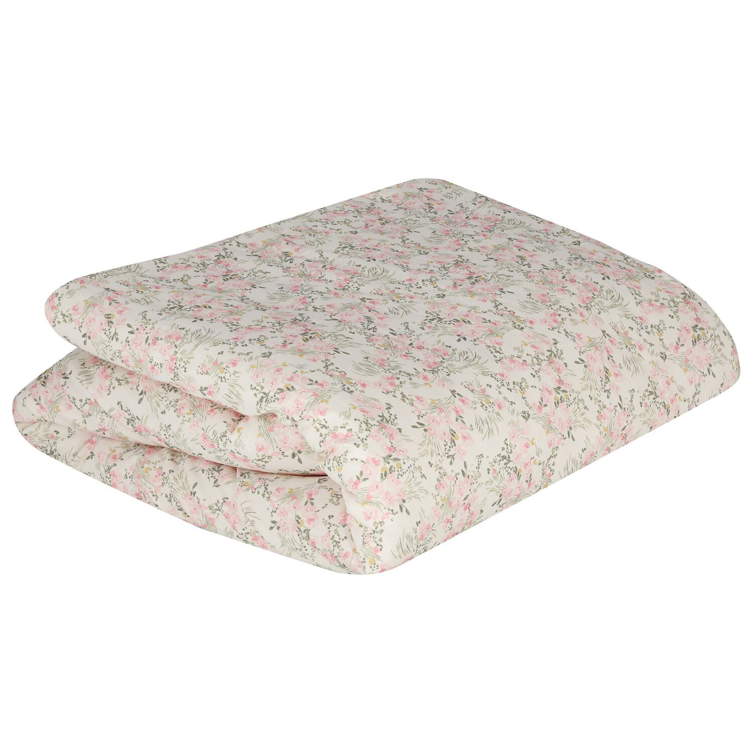 Baby Girls Pink Floral Blanket, 1, hi-res