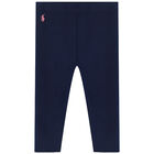 طقم ليغينو باللون الزهرى والكحلي للفتيات الصغيرات, 1, hi-res