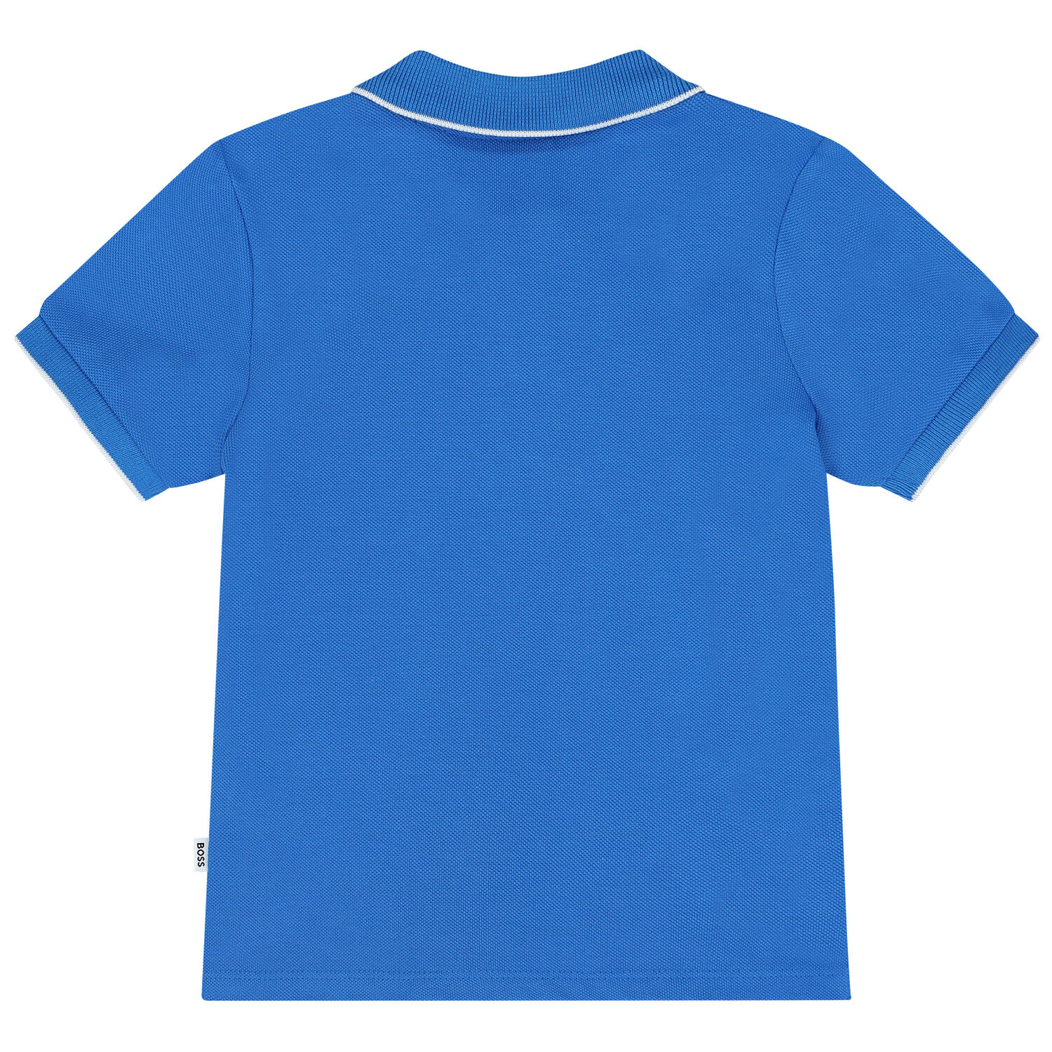 Younger Boys Blue Logo Polo Shirt, 3, hi-res image number null