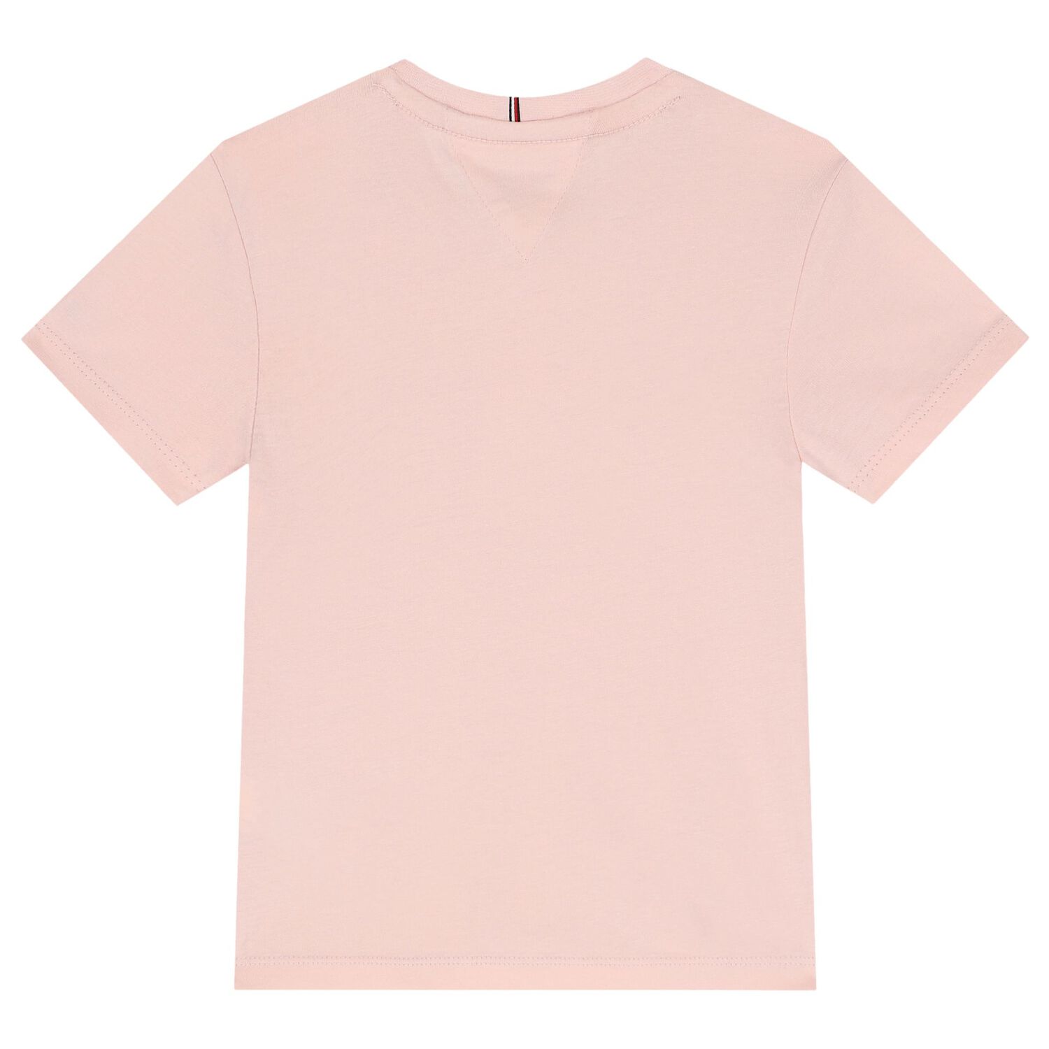 تيشيرت بنات بالشعار باللون الوردي , 1, hi-res