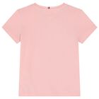 Girls Pink Logo T-Shirt, 2, hi-res